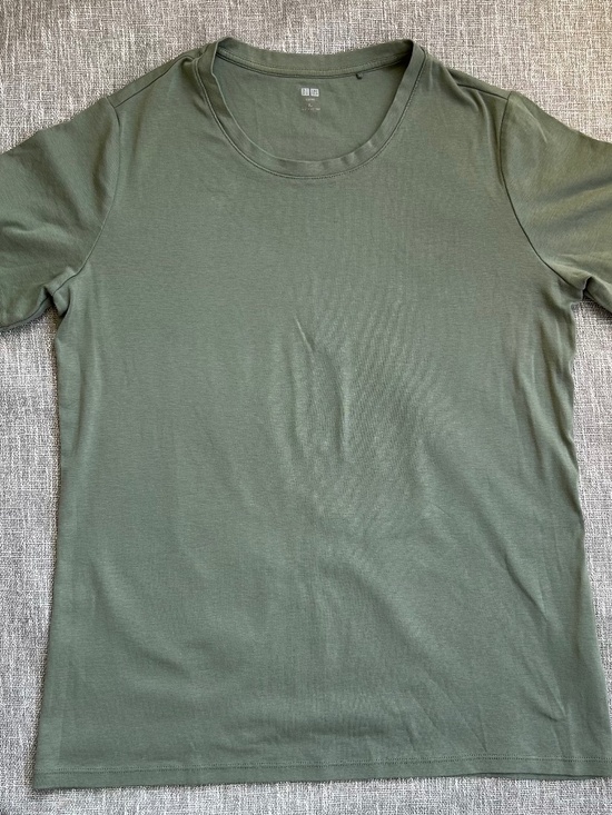 Uniqlo Tops - Uniqlo Wmn's Sz XL Sage Green Smooth Stretch Basic Fit Cotton Spandex T-Shirt
